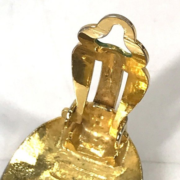 CHANEL vintage CC CC Mark Accessories Earrings Metal Gold - Picture 8 of 15